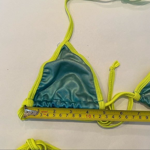 Womens Cloris Murphy string bikini triangle top 2 piece bathing suit - Picture 6 of 7